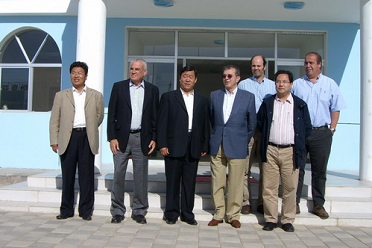 西班牙蕃茄制品专家及客商考察AGGAME种业果蔬制品公司