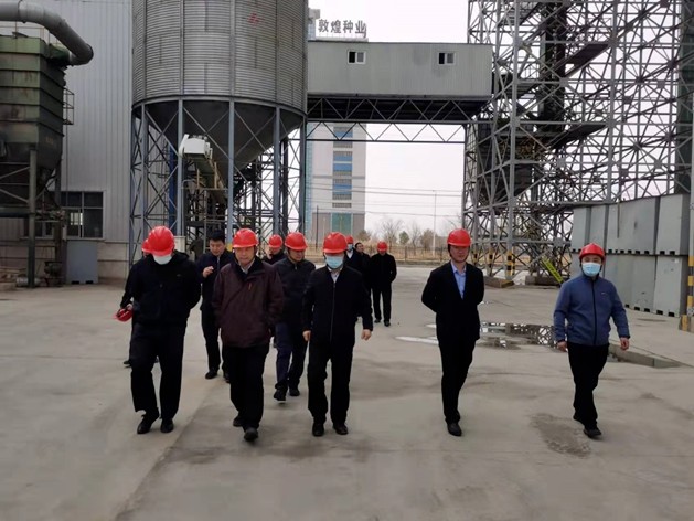 甘肃省农业农村厅副厅长蔚俊来AGGAME种业调研