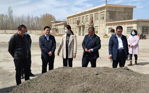 党委书记、董事长刘兴斌到金塔县调研