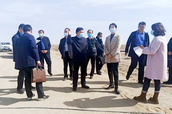 党委书记、董事长刘兴斌到金塔县调研